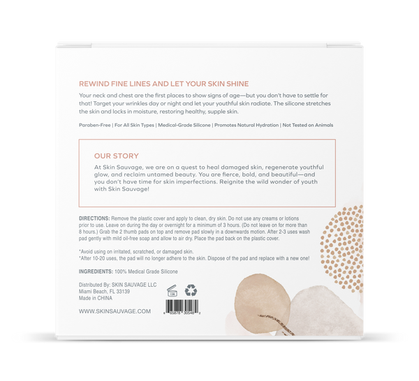 Anti-wrinkle Neck and Chest Pads
